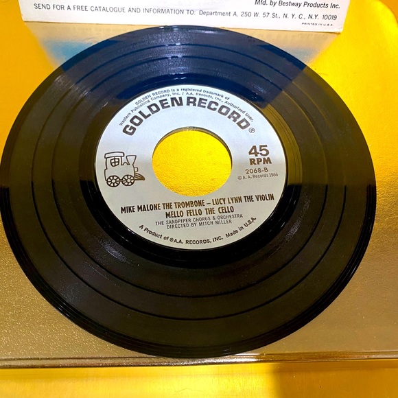 RETRO 1966 GOLDEN VINYL RECORD A CHILD’S INTRODUCTION TO THE ORCHESTRA #2068 7” - Picture 15 of 16